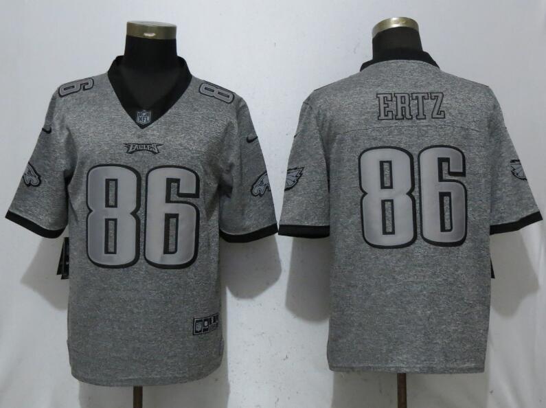 Men Philadelphia Eagles #86 Ertz Gray Vapor Untouchable Stitched Gridiron Limited Nike NFL Jerseys->philadelphia eagles->NFL Jersey